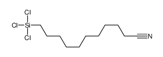 11-trichlorosilylundecanenitrile结构式