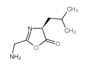 2-(氨甲基)-4-(2-甲丙基)-5(4H)-恶唑结构式