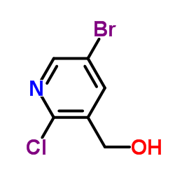 (5-Bromo-2-chloro-3-pyridinyl)methanol Structure