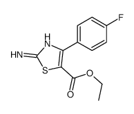 ETHYL 2-AMINO-4-(4-FLUOROPHENYL)THIAZOLE-5-CARBOXYLATE structure