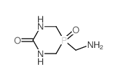 5-(aminomethyl)-5-oxo-1,3-diaza-5$l^C4H10N3O2P-phosphacyclohexan-2-one结构式