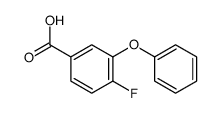 4-fluoro-3-phenoxy benzoic acid Structure