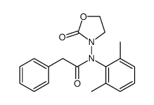 N-(2,6-dimethylphenyl)-N-(2-oxo-1,3-oxazolidin-3-yl)-2-phenylacetamide结构式