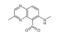 2-METHYL-7-METHYLAMINO-8-NITRO-QUINOXALINE Structure