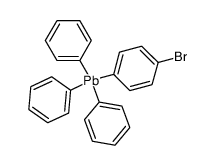 (4-bromo-phenyl)-triphenyl plumbane结构式