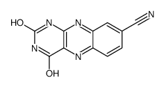 2,4-dioxo-1H-benzo[g]pteridine-8-carbonitrile Structure