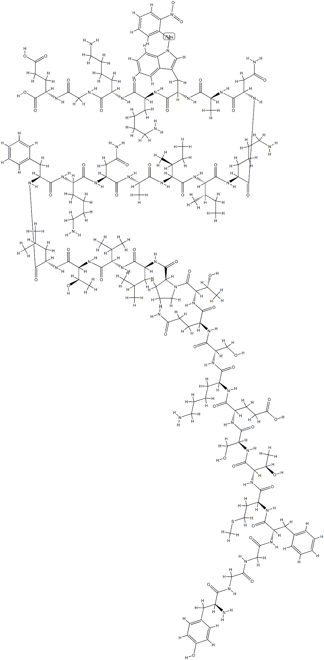 beta-endorphin, Trp(27)-2-nitrophenylsulfenyl chloride picture