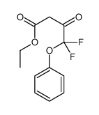 ethyl 4,4-difluoro-3-oxo-4-phenoxybutanoate结构式