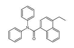 4-Ethyl-N,N-diphenyl-1-naphthalenecarboxamide结构式