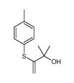 2-methyl-3-(4-methylphenyl)sulfanylbut-3-en-2-ol结构式