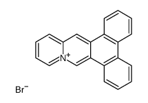 dibenzo[f,h]pyrido[1,2-b]isoquinolinylium, bromide结构式