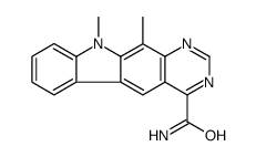 10,11-dimethylpyrimido[4,5-b]carbazole-4-carboxamide Structure