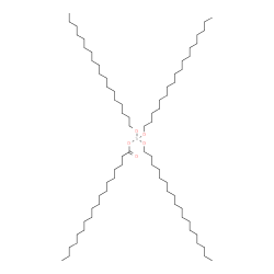 tris(octadecan-1-olato)(stearate-O)titanium structure