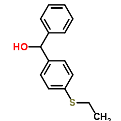 4-(ETHYLTHIO)BENZHYDROL structure