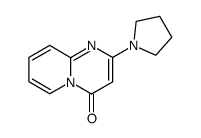 2-(1-pirrolidinil)-4H-pirido[1,2-a]pirimidin-4-one Structure