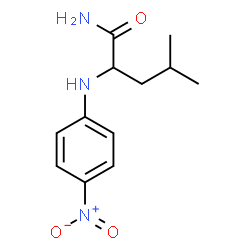 N~2~-(4-nitrophenyl)leucinamide Structure