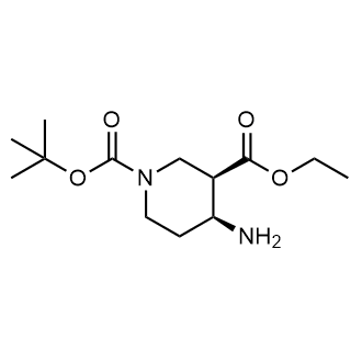 1-(tert-Butyl) 3-ethyl (3R,4S)-4-aminopiperidine-1,3-dicarboxylate picture