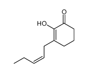 3-((Z)-2-pentenyl)-2-hydroxy-2-cyclohexen-1-one结构式