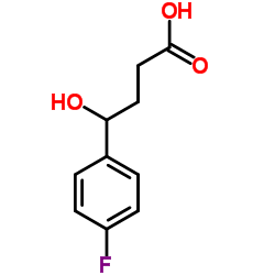 4-(4-FLUORO-PHENYL)-4-HYDROXY-BUTYRIC ACID结构式