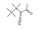 1-Diazo-1-(pentamethyldisilanyl)-2-propanone Structure