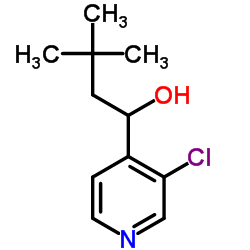 1-(3-Chloro-4-pyridinyl)-3,3-dimethyl-1-butanol Structure