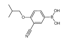 (3-氰基-4-异丁氧基苯基)硼酸图片