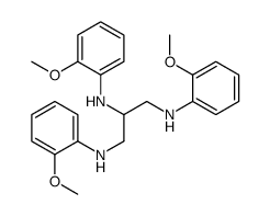 1-N,2-N,3-N-tris(2-methoxyphenyl)propane-1,2,3-triamine结构式