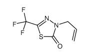 3-prop-2-enyl-5-(trifluoromethyl)-1,3,4-thiadiazol-2-one Structure