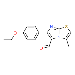 6-(4-ETHOXYPHENYL)-3-METHYLIMIDAZO[2,1-B]THIAZOLE-5-CARBOXALDEHYDE Structure