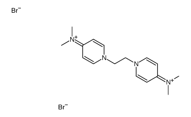 1-[2-[4-(dimethylamino)pyridin-1-ium-1-yl]ethyl]-N,N-dimethylpyridin-1-ium-4-amine,dibromide结构式