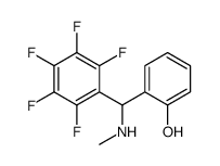 2-[methylamino-(2,3,4,5,6-pentafluorophenyl)methyl]phenol结构式