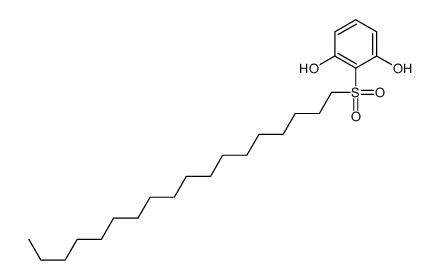 2-octadecylsulfonylbenzene-1,3-diol结构式