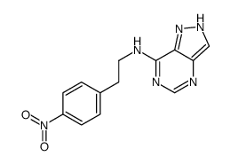 N-[2-(4-nitrophenyl)ethyl]-1H-pyrazolo[4,3-d]pyrimidin-7-amine Structure