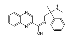 N-[2-(methylamino)-2-phenylpropyl]quinoxaline-2-carboxamide Structure