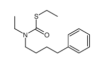 S-ethyl N-ethyl-N-(4-phenylbutyl)carbamothioate结构式