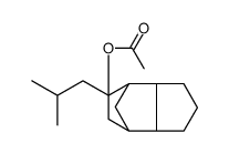 Octahydro-5-isobutyl-4,7-methano-1H-inden-5-yl acetate结构式