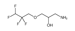 2-Propanol, 1-amino-3-(2,2,3,3-tetrafluoropropoxy)结构式