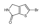 2-bromo-4H,5H,6H-thieno[2,3-c]pyrrol-6-one结构式