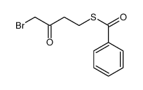 S-(4-bromo-3-oxobutyl) benzenecarbothioate结构式