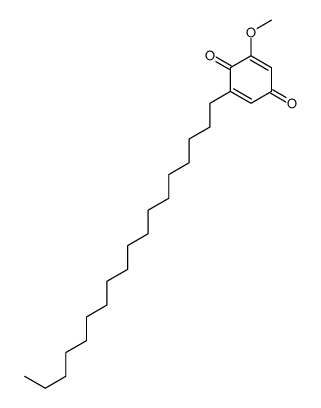 2-methoxy-6-octadecylcyclohexa-2,5-diene-1,4-dione结构式