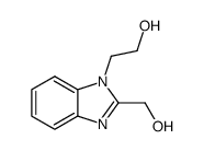 1-Benzimidazoleethanol,2-(hydroxymethyl)-(6CI)结构式