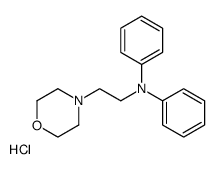 N-(2-morpholin-4-ylethyl)-N-phenylaniline,hydrochloride结构式