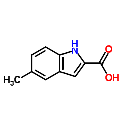 5-甲基吲哚-2-甲酸结构式