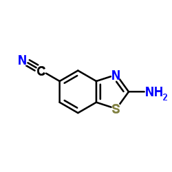 2-Aminobenzo[d]thiazole-5-carbonitrile Structure