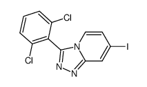 3-(2,6-dichlorophenyl)-7-iodo-[1,2,4]triazolo[4,3-a]pyridine结构式