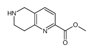 methyl 5,6,7,8-tetrahydro-1,6-naphthyridine-2-carboxylate结构式