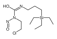 1-(2-chloroethyl)-1-nitroso-3-(3-triethylsilylpropyl)urea Structure