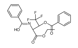 (2S,3S)-3-Benzamido-4-ethoxy-1,1,1-trifluoro-4-oxobutan-2-yl benzoate Structure