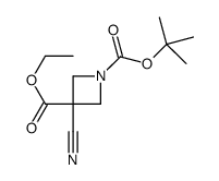 1-氰基-3-乙基3-氰基氮杂环丁烷-1,3-二甲酸叔丁酯图片