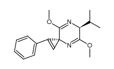 (3R,6S)-6-isopropyl-5,8-dimethoxy-1-phenyl-4,7-diazaspiro[2.5]octa-1,4,7-triene Structure